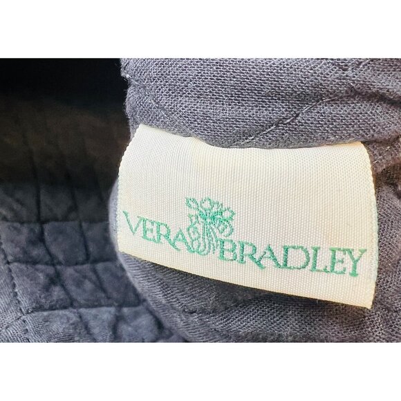 Vera Bradley Vintage Quilted Floral Backpack Drawstring Pockets Snap Closure 14” - Picture 4 of 6